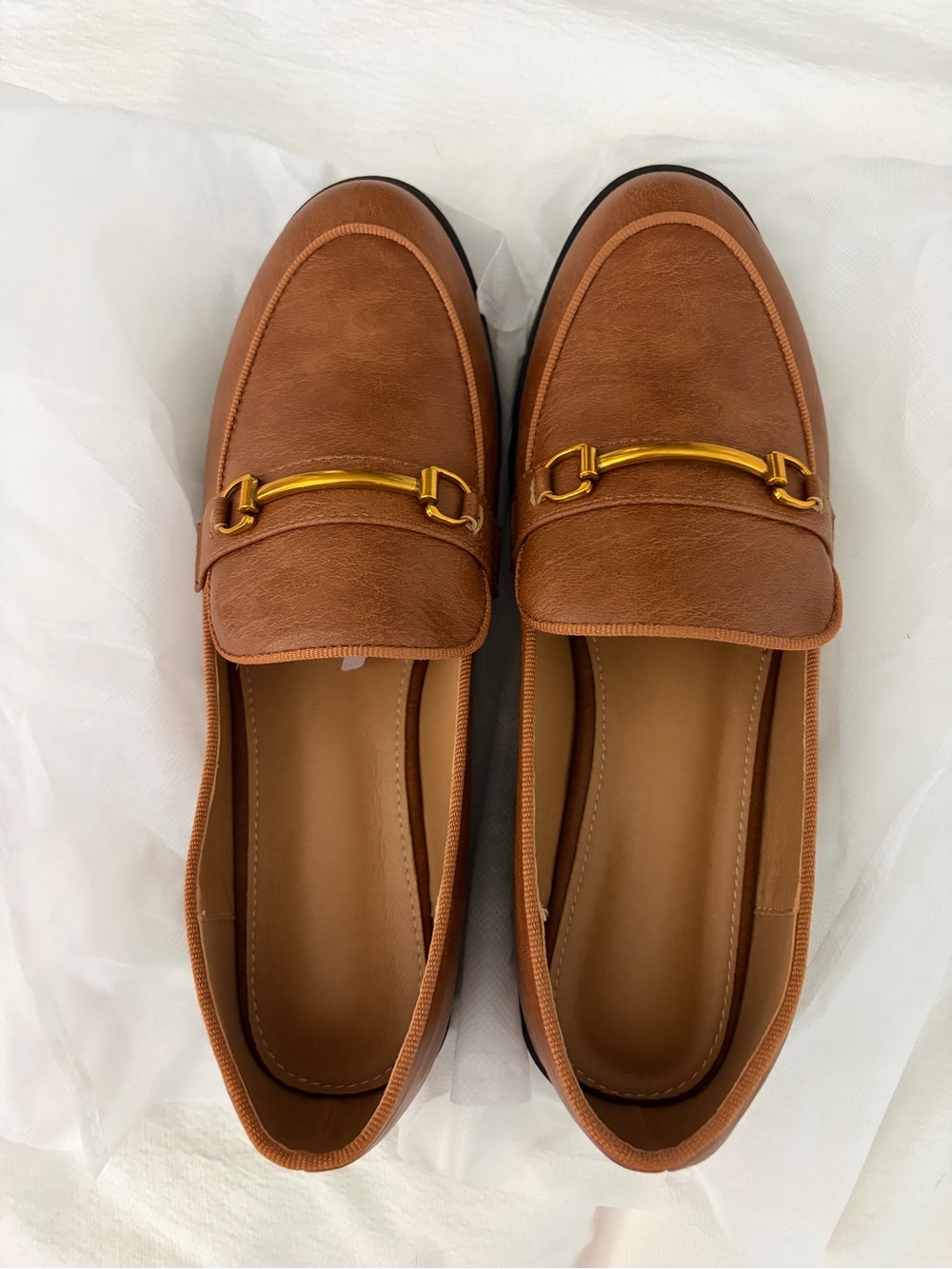 Zara Women’s Brown Leather Bit Loafers